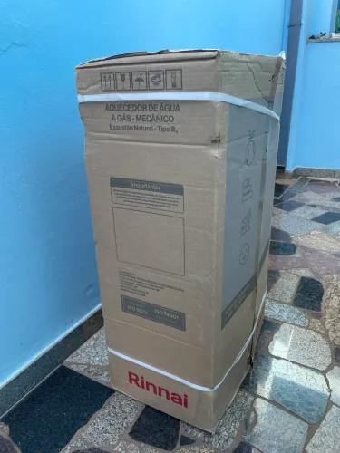 Aquecedor a gás mecânico Rinnai 20L