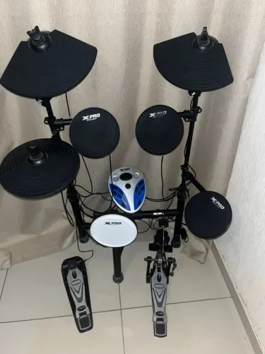 Bateria Eletrônica X-Pro ED1 Azul