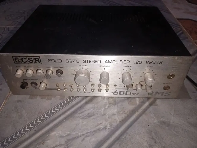 Amplificador montado 600 watts