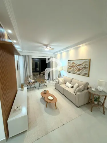 Apartamento mobiliado, 2 dormitórios, Pitangueiras, Guarujá