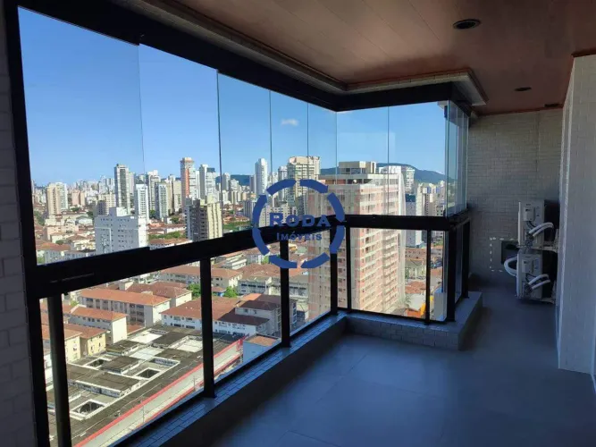 Apartamento para locação 1 dormitório (suíte) | Varanda Gourmet no Boqueirão- Santos!