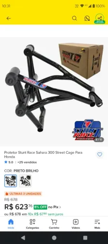 Protetor Stunt Race original da sahara 300