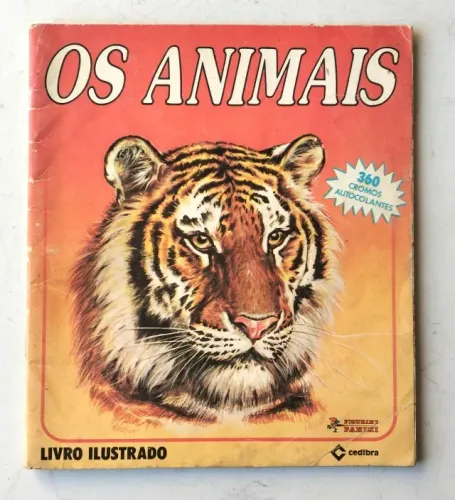 Colecionável Álbum De Figurinhas - Os Animais - Incompleto - 1983 - Cedibra