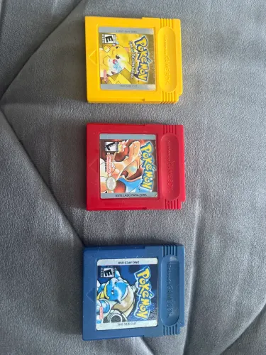 Trio Pokémon Game boy (red blue yellow)
