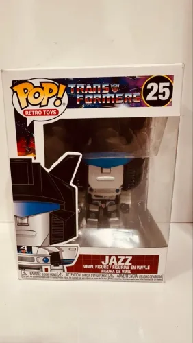 funko pop jazz transformers retro original boneco figure