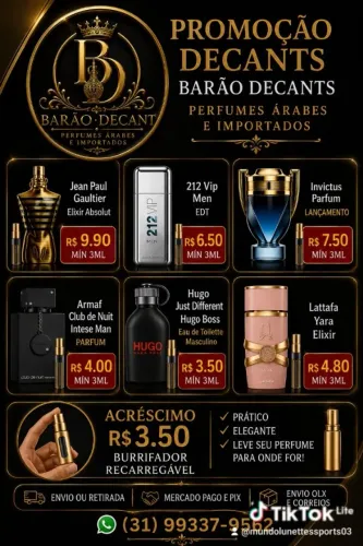 Decants Variados Promoção 