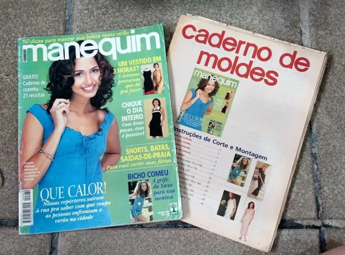 Revista manequim antiga