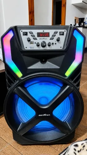 CAIXA DE SOM BRITÂNIA BCA2510 - SOM POTENTE + BLUETOOTH - R$ 650