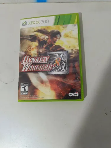 Jogo Xbox 360 dynasty Warriors 8 mídia fisica