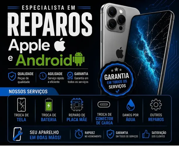 Conserto de Celular Apple e Android