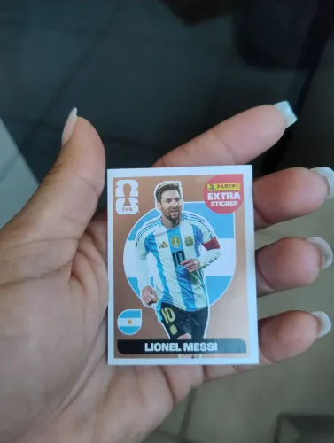 Figurinha Messi legend extra bronze 2026