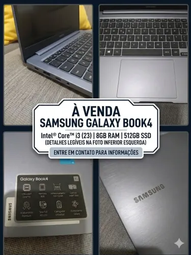 SAMSUNG GALAXY BOOK4 - PRATICAMENTE NOVO