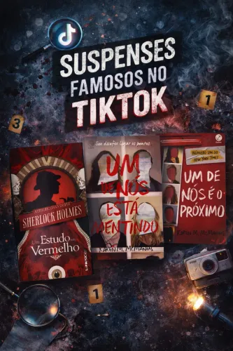 Livros Suspense TikTok: Um de nós é o próximo, entre outros...