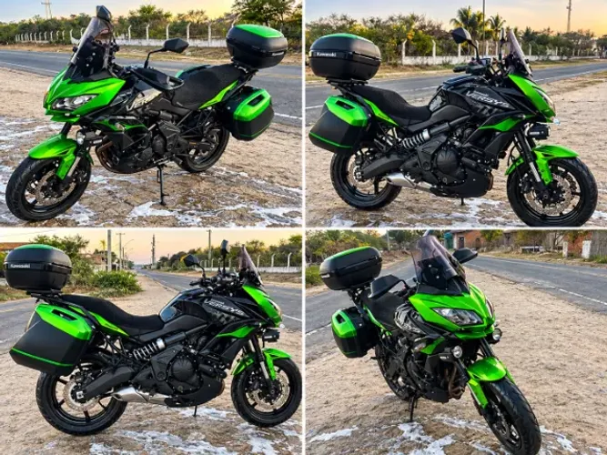 Kawasaki Versys 650 2021 - Versão Tourer - 37.500 km - Emplacada - A Mais Nova Versys 650