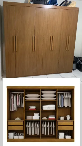 Guarda-roupas 6 portas (3meses de uso)