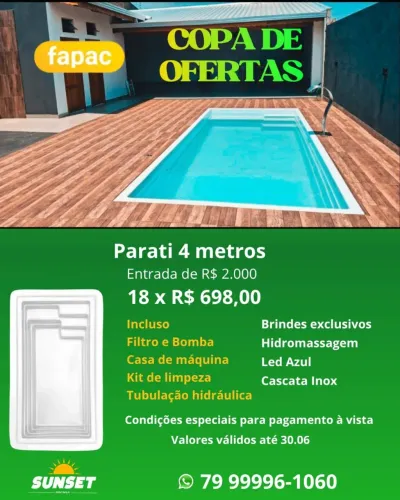 Promoção Piscina