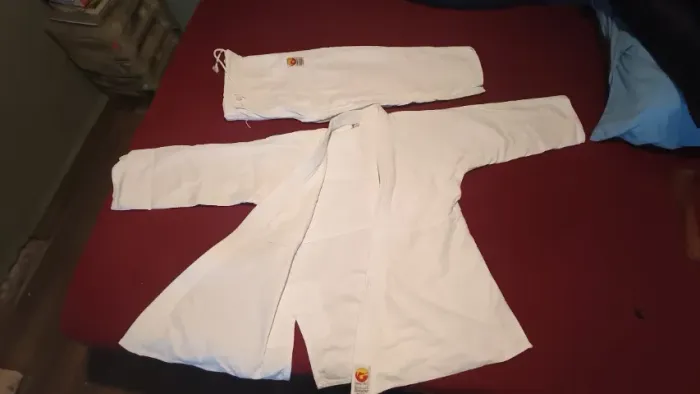 Kimono Dragão branco - Trançado - M