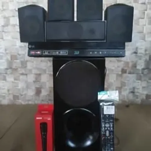 Home Theater LG 1000W RMS Pure Pressure + Bluetooth Incluso