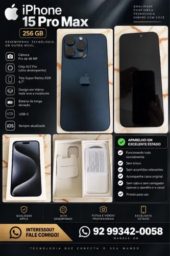 iPhone 15 pro max 256Gb