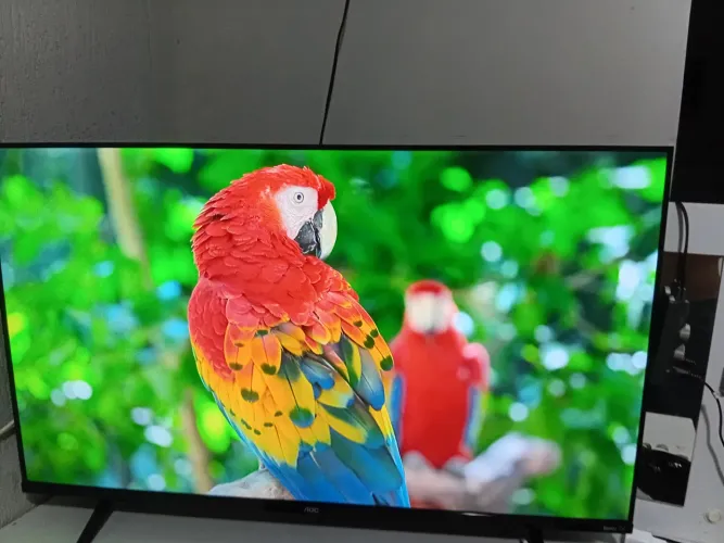 Smart 43 pol nova na caixa completa roku tela infinita imagem nítida