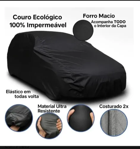 Capa veicular em couro sintético usada apenas 2 meses em excelente estado 180,00