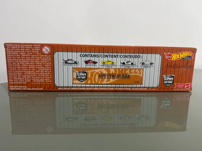 Hot wheels premium spettacalare car culture  container 