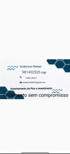Anderson azulejista e reforma