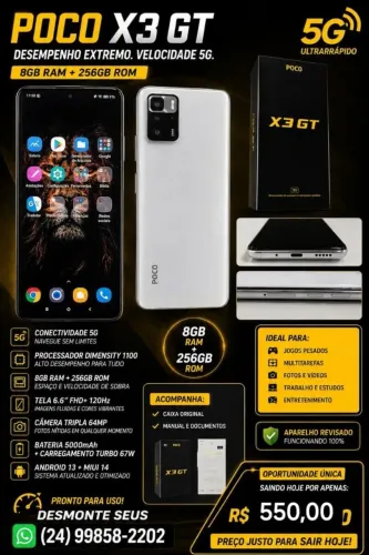 Celular ? Poco X3 Hoje