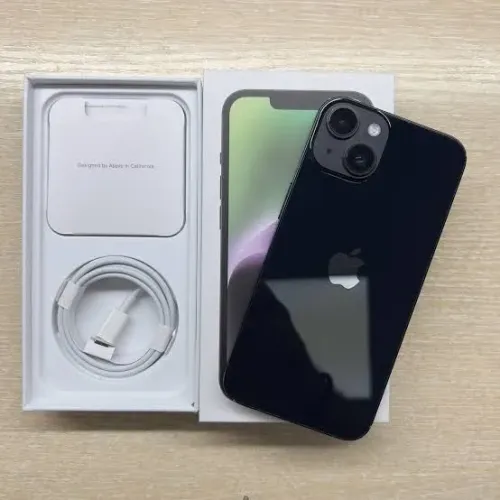 iPhone 14 128GB Preto Semi Novo Bateria 88% C /Caixa