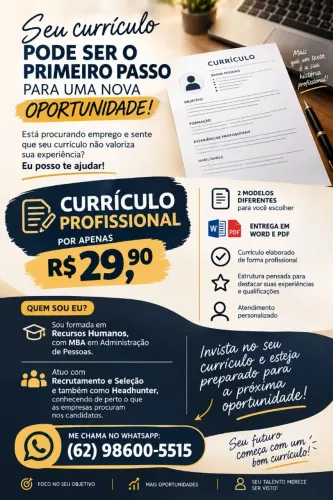 Currículo profissional
