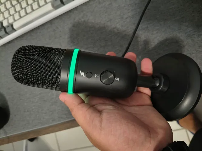 Microfone super frame VOICE RGB 