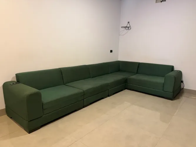 Sofá semi novo, parcelo no cartão