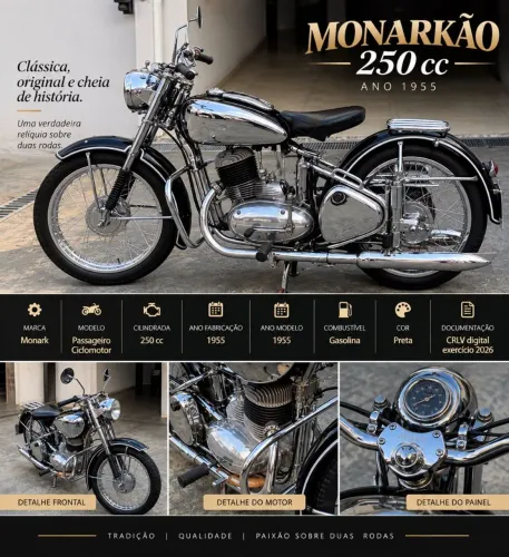 Jawa modelo monakr 250cc com documentação,  licenciada 2026