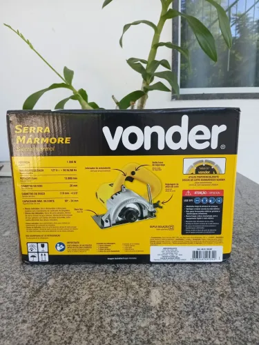 Serra Mármore Profissional Vonder Smv1300s<br><br>1300w Tip/maquita