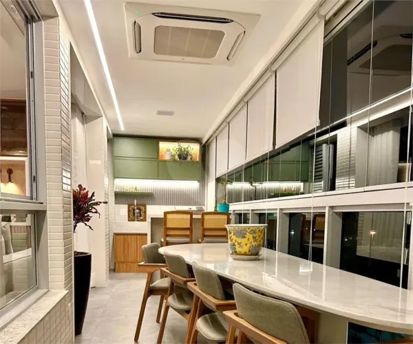 Apartamento à venda com 3 quartos, sendo 2 suítes, no condomínio High Light Jardim Botafog