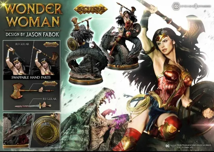 Wonder Woman vs Hydra EX Bonus Version Prime 1