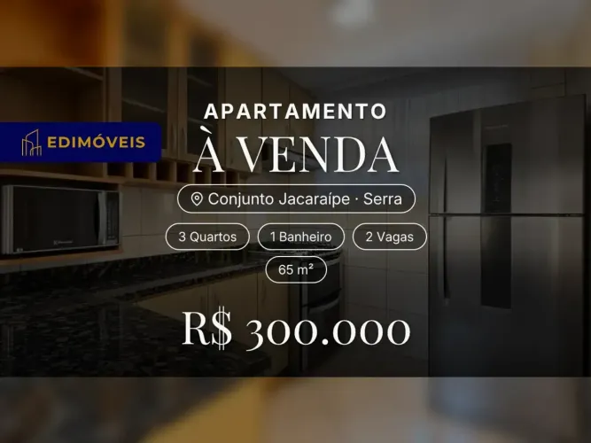Apartamento 3 quartos em Conjunto Jacaraípe com 2 vagas de garagem