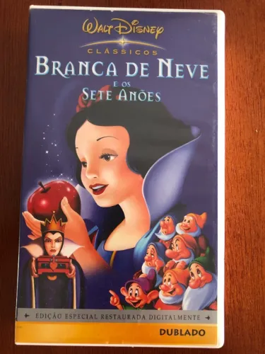 Vhs Branca De Neve E Os 7 Anões Disney