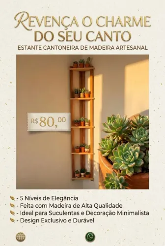 Prateleira de canto