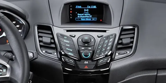 Tela e moldura original do Multimídia Ford Fiesta Titanium 2015