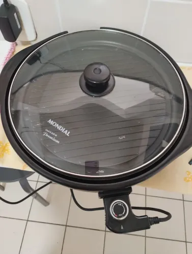 Grill Mondial Cook e Grill 40 Multifuncional Redondo Antiaderente