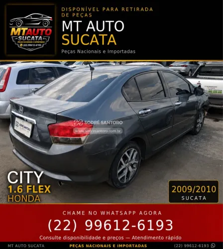 Sucata de Honda City 2010 disponível para venda de peças