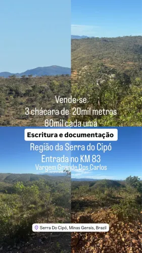 Chácaras de 20 mil metros