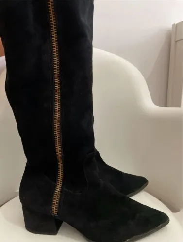 Bota schutz preta tamanho 7
