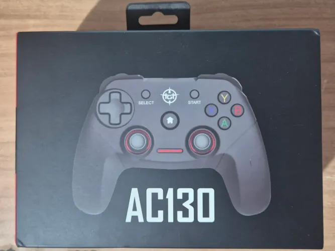 Controle para games para PC TGT AC130 preto Seminovo