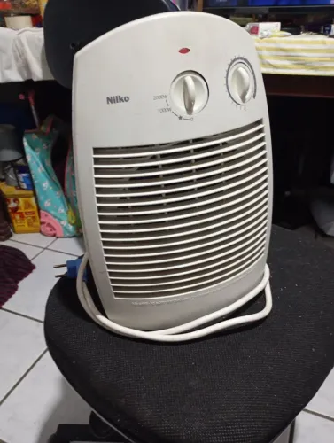 Aquecedor termoventilador Nilko 2000W em boas condições