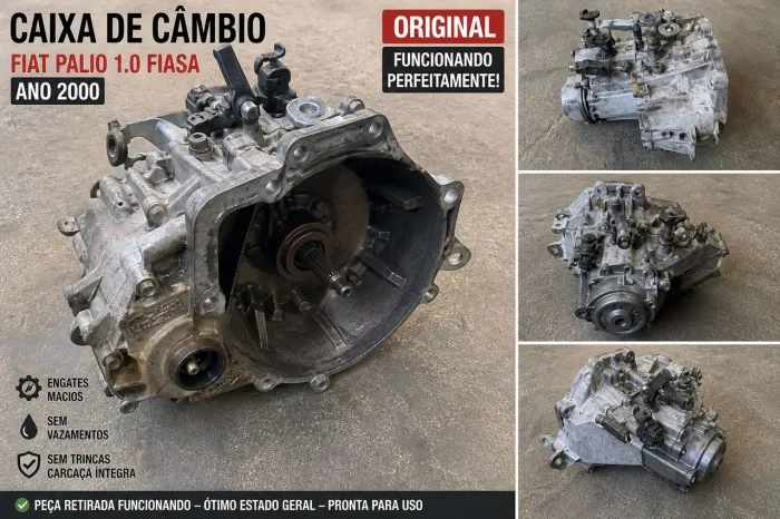 Caixa de Câmbio Fiat Palio 1.0 Fiasa 2000 - Ótima!