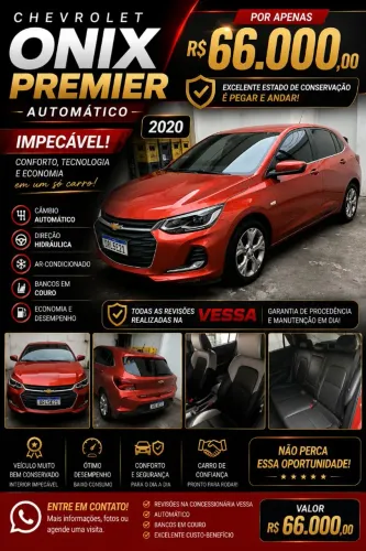 Chevrolet Onix Hatch Premier 1.0 12V TB Flex Aut. 4P 2020