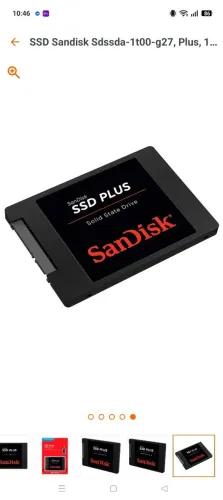 Ssd 1tb 1tera Sandisk novo