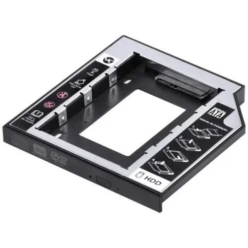 Adaptador Caddy 9,5mm/12,7mm para Hd/ssd 2,5" *ENTREGA GRÁTIS*